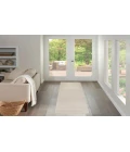 Nourison Serenity Home Ivory Cream SRH05 2 ft. 2 in. X 7 ft. 6 in. Rectangle Rug