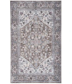 Nourison Home New Concept Washables SR104 Olive Ivory 5 ft. 3 in. X 7 ft. 3 in. Area Rug