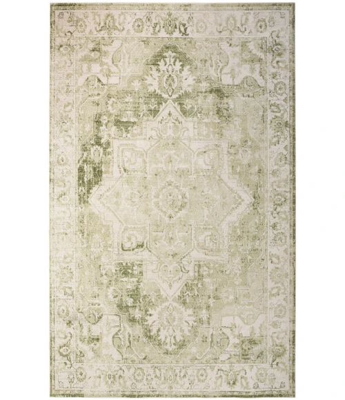 Nourison Astra Machine Washable Ivory Green ASW12 9 ft. X 12 ft. Rectangle Rug