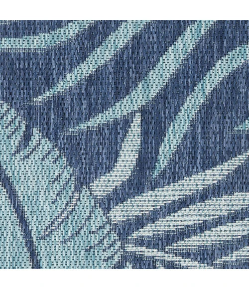 Nourison Home Garden Oasis Navy GOA02 2 ft. X 6 ft. Rectangle Rug