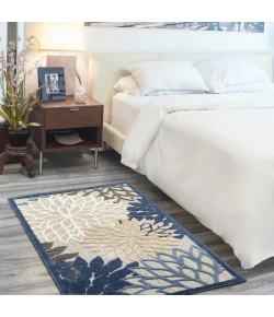 Nourison Home Aloha ALH05 Blue Multicolor 3 ft. X 5 ft. Area Rug