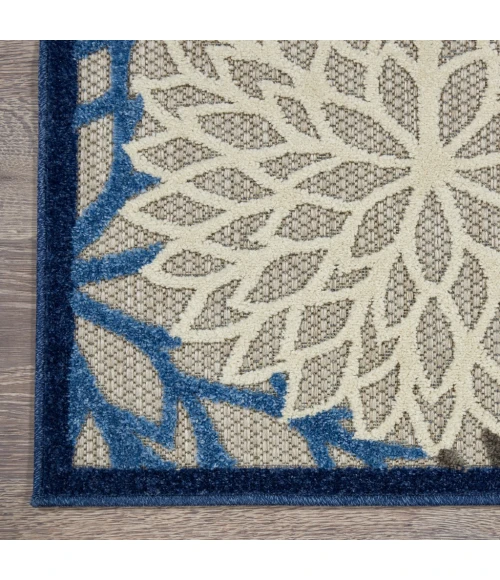 Nourison Aloha Runner Area Rug ALH05-Blue/Multicolor