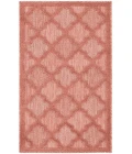Nourison Easy Care Coral Orange NES01 2 ft. X 4 ft. Rectangle Rug