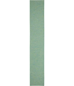 Nourison Home Positano POS01 Blue Green 2 ft. 2 in. X 10 ft. Area Rug