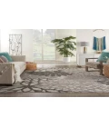 Nourison Aloha Silver Grey ALH05 9 ft. X 12 ft. Rectangle Rug