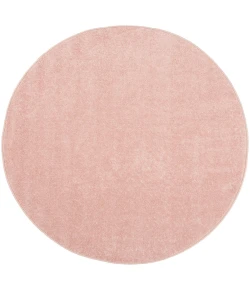 Nourison Home Nourison Essentials NRE01 Pink 4 ft. Round Area Rug
