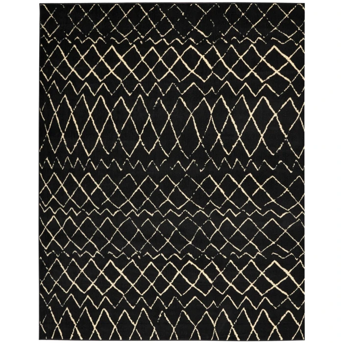 Nourison Grafix Area Rug GRF04-Black