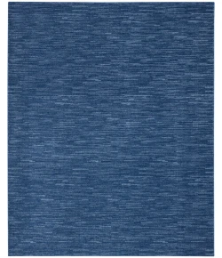 Nourison Home Nourison Essentials NRE01 Navy Blue 8 ft. X 11 ft. Area Rug