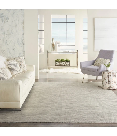 Nourison Positano Area Rug POS01 Light Grey 10' x 14'