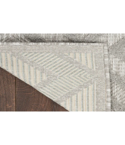 Nourison Versatile Silver Grey NRV01 2 ft. X 6 ft. Rectangle Rug