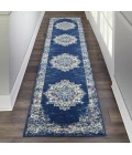 Nourison Grafix Runner Area Rug GRF14-Navy Blue