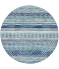 Nourison Passion Area Rug PSN26 Navy Blue 4' Round