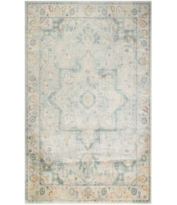 Nourison Home Astra Machine Washable ASW12 Light Blue 9 ft. X 12 ft. Area Rug
