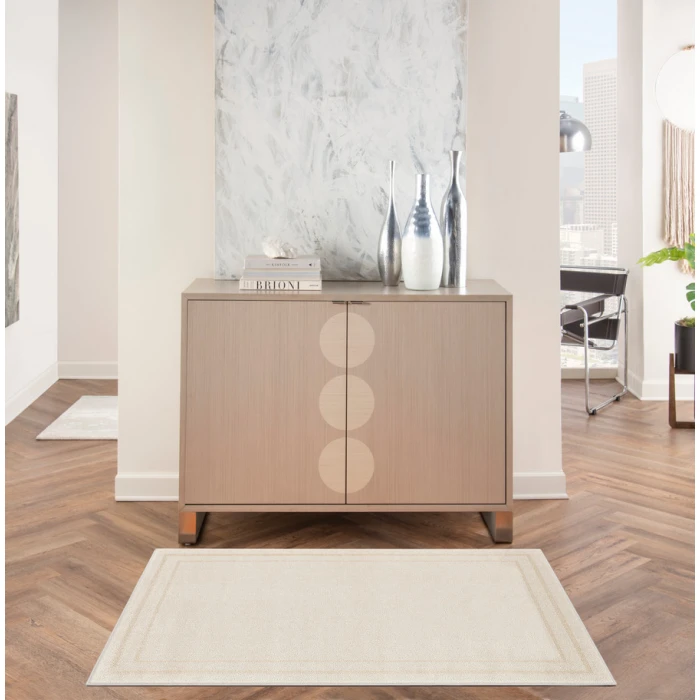 Nourison Home Nourison Essentials Ivory Gold NRE02 3 ft. X 5 ft. Rectangle Rug