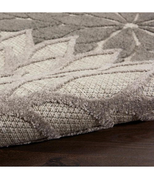 Nourison Aloha Runner Area Rug ALH05-Silver Grey