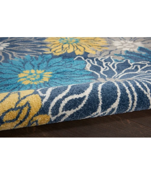 Nourison Passion Round Area Rug PSN17-Blue