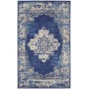 Nourison Home Grafix GRF14 Navy Blue 3 ft. X 5 ft. Area Rug