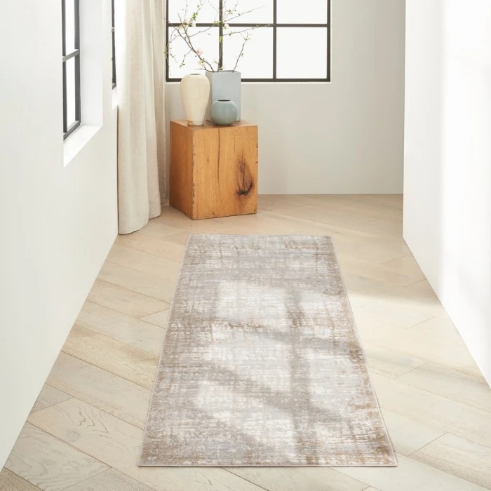 Calvin Klein Rush Area Rug CK950 Ivory/Taupe