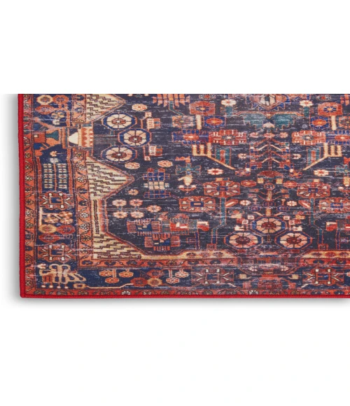 Nourison Fulton Red FUL04 1 ft. 10 in. X 5 ft. Rectangle Rug