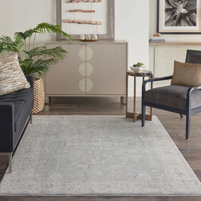 Nourison Infinite Blue IFT05 5 ft. X 8 ft. Rect. Rug