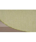 Nourison Courtyard Ivory Green COU01 8 ft. Round Rug