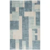 Nourison Home Astra Machine Washable ASW09 Blue Ivory 9 ft. X 12 ft. Area Rug