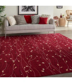Nourison Home Grafix GRF15 Red 8 ft. 6 in. X 12 ft. Area Rug