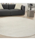 Nourison Essentials Ivory Beige Area Rug NRE01-Ivory Beige
