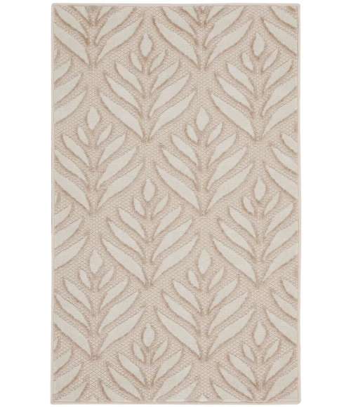 Nourison Aloha Ivory Grey ALH35 2 ft. 8 in. X 4 ft. Rectangle Rug