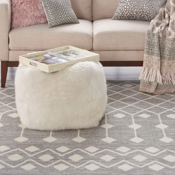 Nourison Grafix Area Rug GRF37-Grey