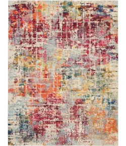 Nourison Home Celestial CES13 Pink Multicolor 7 ft. 10 in. X 10 ft. 6 in. Area Rug