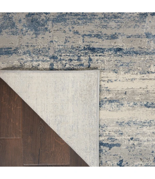 Nourison Rustic Textures Area Rug RUS10-Ivory/Blue