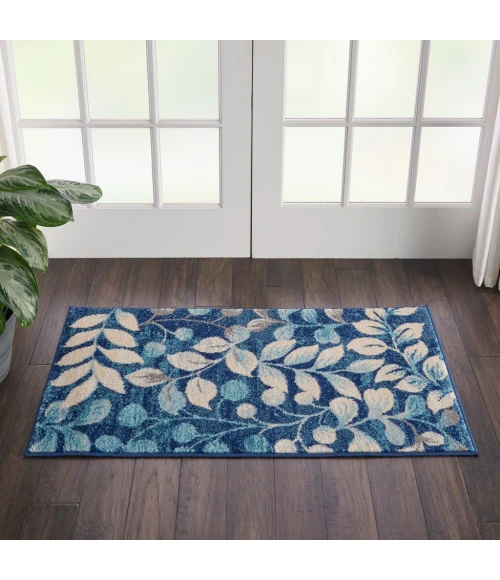 Nourison Tranquil Area Rug TRA03-Navy