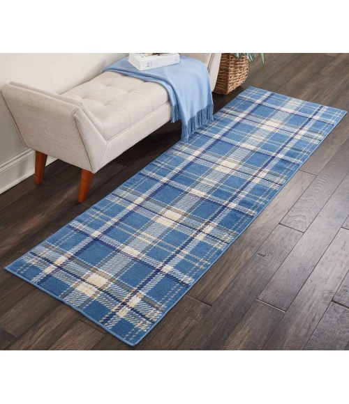 Nourison Grafix Runner Area Rug GRF03-Blue