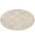 Nourison Jubilant Ivory Beige JUB06 5 ft. 3 in. Round Rug