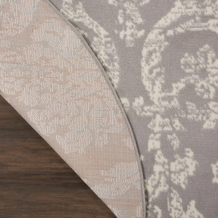 Nourison Jubilant Round Area Rug JUB09-Grey