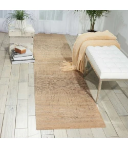 Nourison Home Silk Elements SKE27 Beige 2 ft. 5 in. X 10 ft. Area Rug