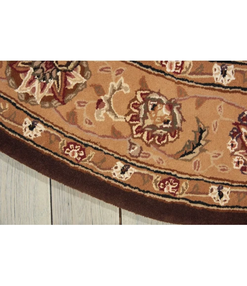 Nourison 2000 Round Area Rug 2206-Brown