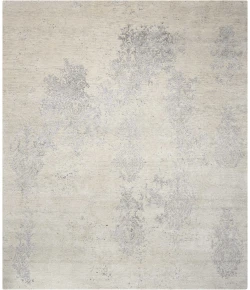 Nourison Home Silk Shadows SHA14 Ivory Silver 5 ft. 6 in. X 7 ft. 5 in. Area Rug