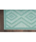 Nourison Versatile Aqua/Teal NRV01 2 ft. X 4 ft. Rectangle Rug