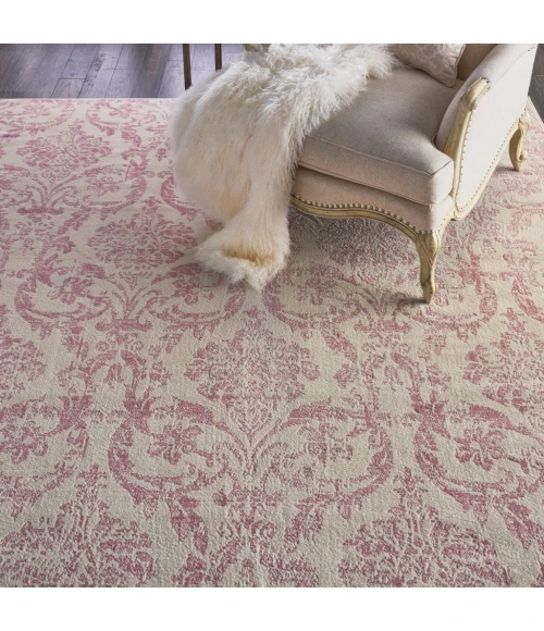 Nourison Jubilant Area Rug JUB09-Ivory/Pink