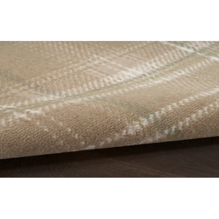 Nourison Grafix Taupe GRF03 2 ft. X 4 ft. Rectangle Rug