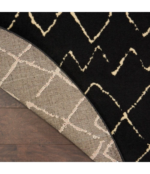 Nourison Grafix Area Rug GRF04-Black