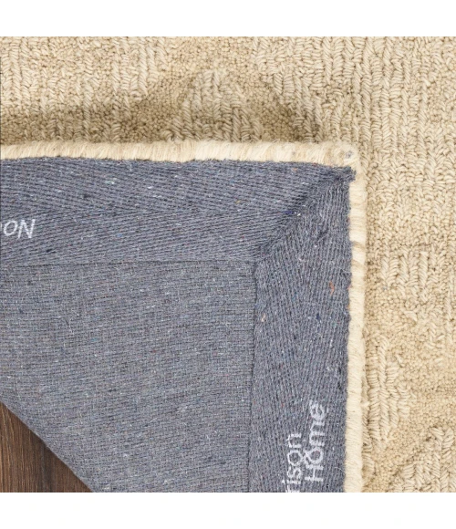 Nourison Wool Haven Beige WOH01 7 ft. 9 in. X 9 ft. 9 in. Rect. Rug