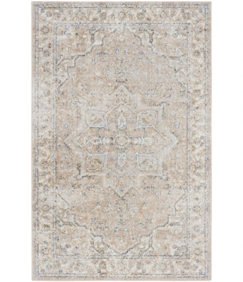 Nourison Astra Machine Washable Area Rug ASW12 Beige