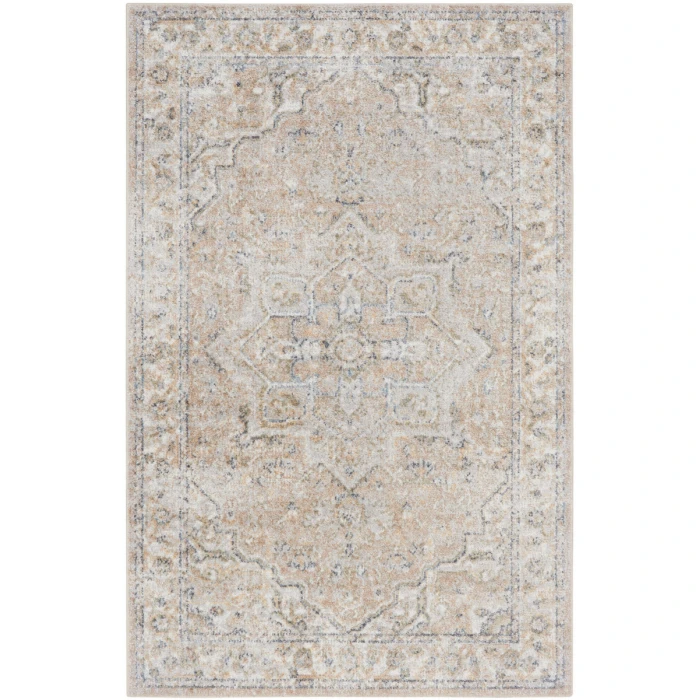 Nourison Astra Machine Washable Area Rug ASW12 Beige