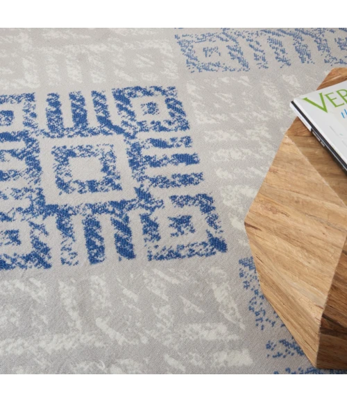 Nourison Whimsicle Area Rug WHS18-Grey Blue