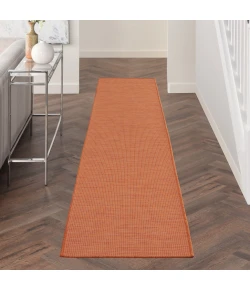 Nourison Home Positano POS01 Terracotta 2 ft. 2 in. X 10 ft. Area Rug