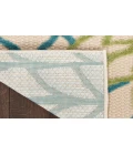 Nourison Aloha Green Multicolor ALH05 2 ft. X 6 ft. Rectangle Rug
