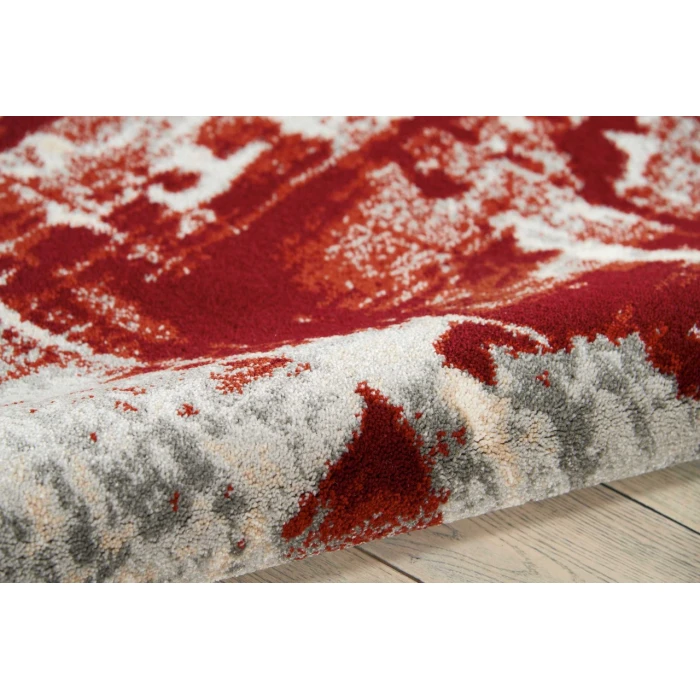 Nourison Maxell Area Rug MAE14-Ivory/Red